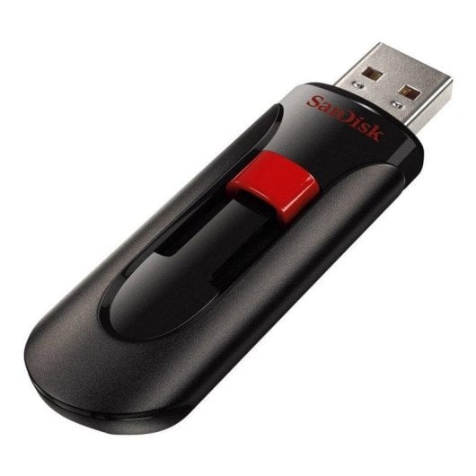 Chiavetta USB SanDisk Cruzer Glide 64GB Nero Rosso USB 2.0