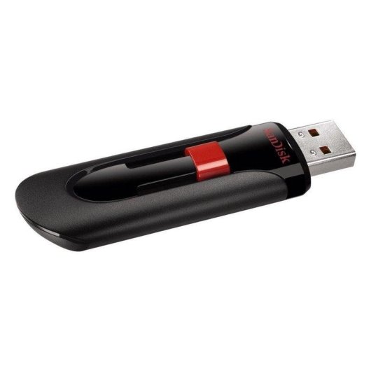 Chiavetta USB SanDisk Cruzer Glide 64GB Nero Rosso USB 2.0