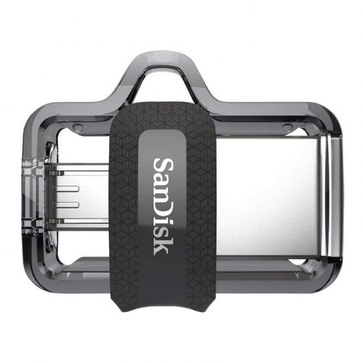 SanDisk Ultra Dual m3.0 256GB USB 3.0 Gris/Plata