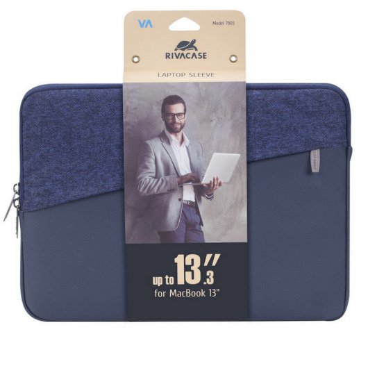 Rivacase Egmont 7903 Funda para Portátil hasta 13.3" Azul