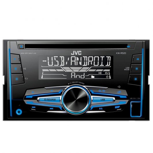 JVC KW-R520 Autoradio CD/AUX/USB/Android/iOS
