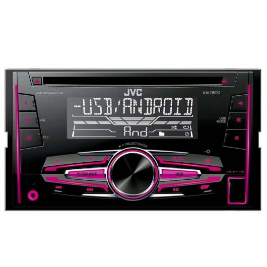 JVC KW-R520 Autoradio CD/AUX/USB/Android/iOS