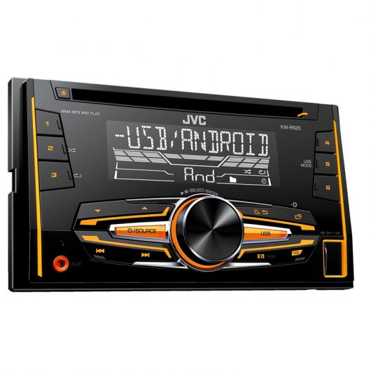 JVC KW-R520 Autoradio CD/AUX/USB/Android/iOS