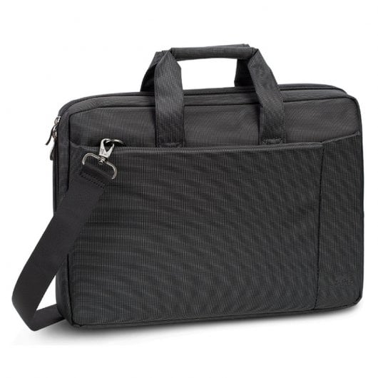 Rivacase Central 8231 Laptop-Aktentasche bis 15,6 Zoll, Schwarz