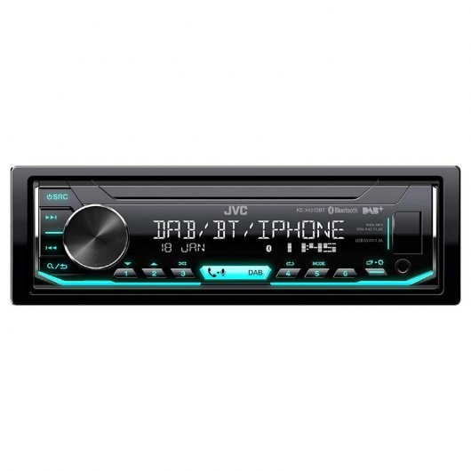 JVC KD-X451DBT Autorrádio USB/AUX/DAB+/Bluetooth/Android/iOS