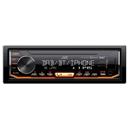 JVC KD-X451DBT Autorrádio USB/AUX/DAB+/Bluetooth/Android/iOS