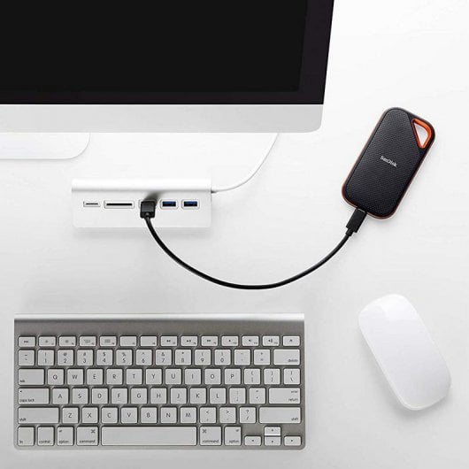 SanDisk Extreme Pro SSD Externo 500GB USB-C 3.1 Negro/Naranja