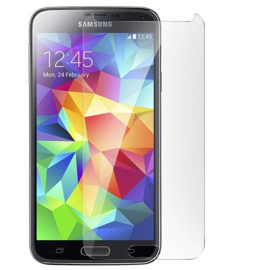 Protecteur d'écran en verre trempé transparent Avizar pour Samsung Galaxy S5 / S5 Neo