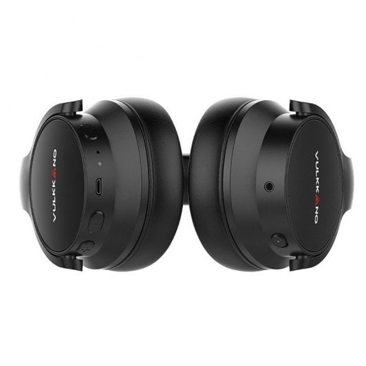 Vulkkano Air Anc Auriculares Bluetooth Con Cancelación de Ruido Negros