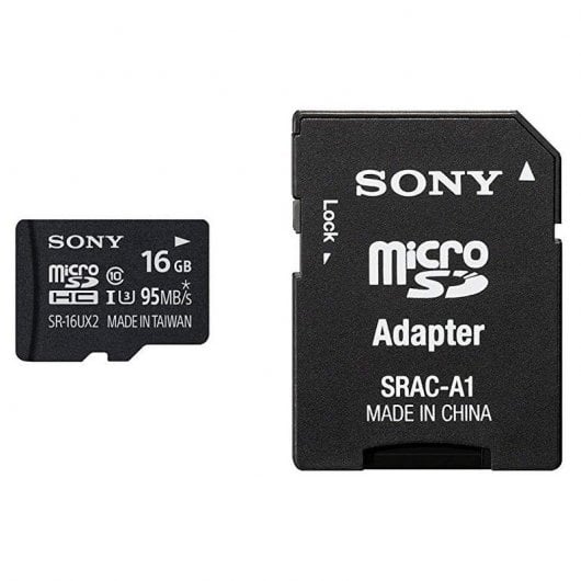 Sony microSDHC Expert 16GB Class 10 UHS-I U3 + Adaptador SD