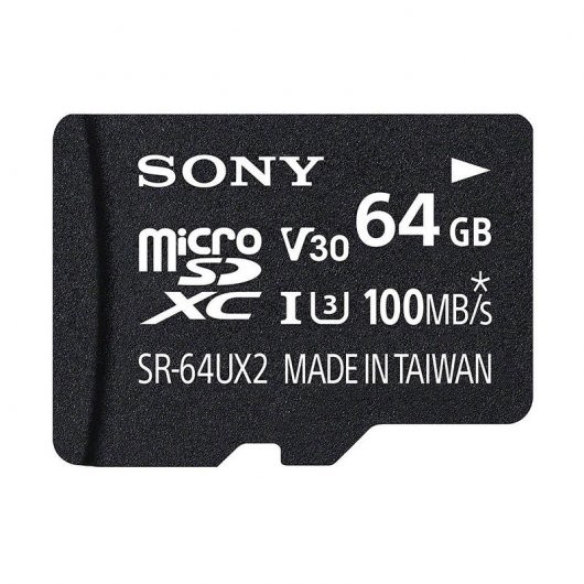 Sony microSDHC Expert 64GB Class 10 UHS-I U3 + Adaptador SD