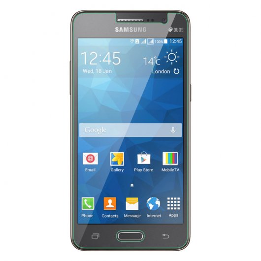 Avizar Displayschutzfolie aus gehärtetem Glas für Samsung Galaxy Grand Prime