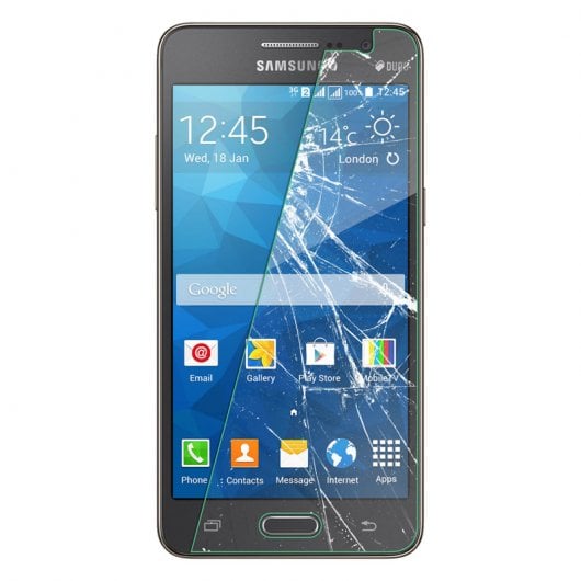 Avizar Displayschutzfolie aus gehärtetem Glas für Samsung Galaxy Grand Prime