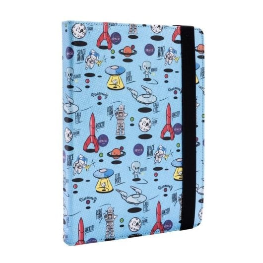 Funda Tablet SilverHT Space Blue Metal 9"-11"