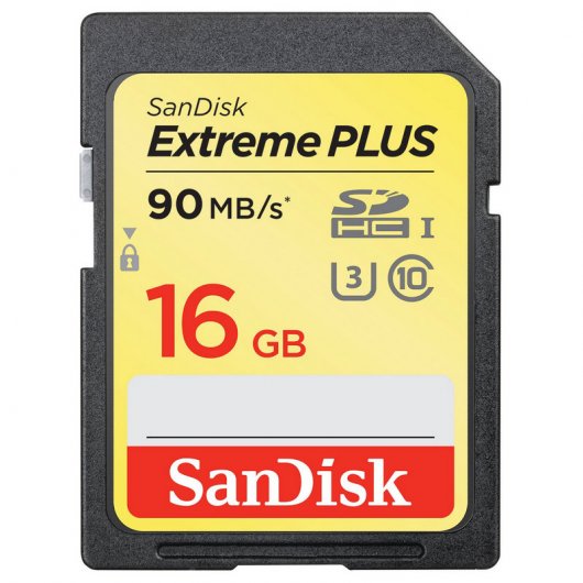 SanDisk Extreme Plus SDHC 16GB Classe 10 U3 UHS-I