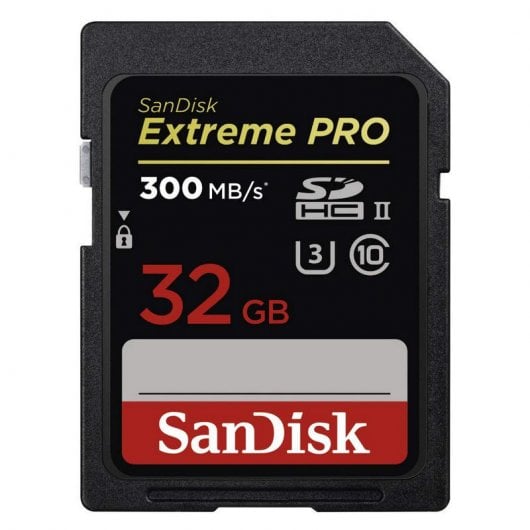 SanDisk Extreme PRO SDHC 32GB Clase 10 U3 UHS-II
