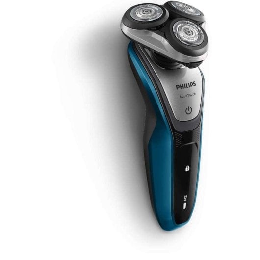 Rasoio Elettrico Viso Philips AquaTouch S5420/06 Senza Filo 45min Funzionamento a Umido 3 Testine Ricarica Rapida