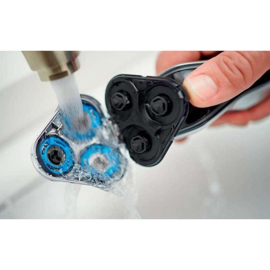 Rasoio Elettrico Viso Philips AquaTouch S5420/06 Senza Filo 45min Funzionamento a Umido 3 Testine Ricarica Rapida