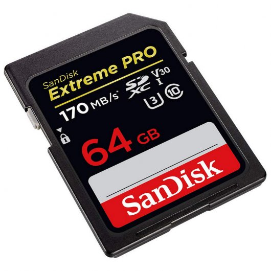 SanDisk Extreme PRO SDXC 64GB Classe 10 U3 V30 UHS-I