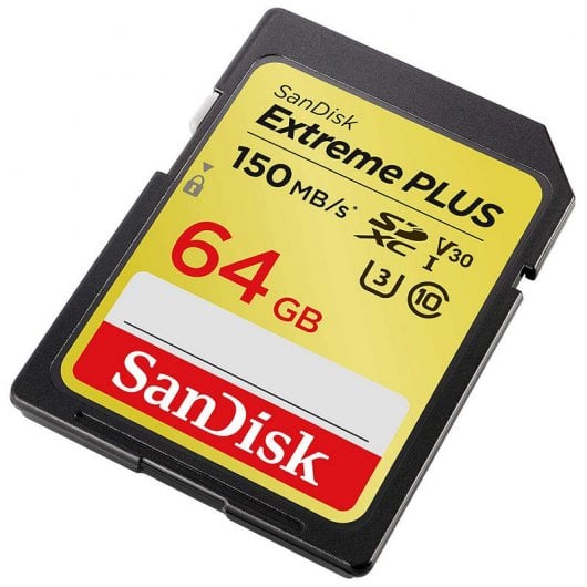 SanDisk Extreme Plus SDXC 64 Go classe 10 V30 U3 UHS-I