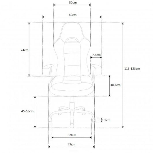 Tempest Command Silla Gaming Roja