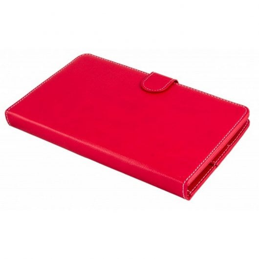 SilverHT Capa Universal com Teclado MicroUSB Vermelho/Branco para Tablets de 9" - 10.1"