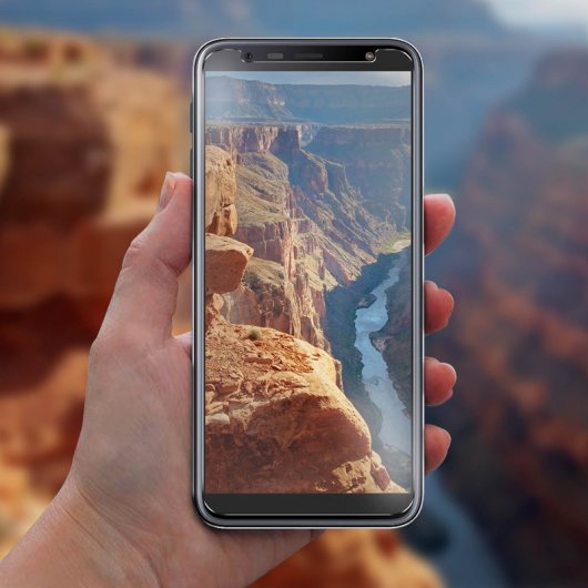 Avizar Flexibler, kratzfester Displayschutz für Samsung Galaxy J6 Plus