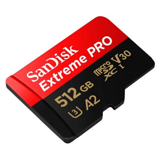 SanDisk Extreme PRO MicroSDXC 512GB Classe 10 U3 V30 A2 + Adaptador SD