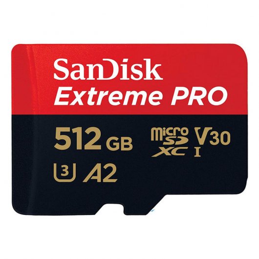 SanDisk Extreme PRO MicroSDXC 512GB Classe 10 U3 V30 A2 + Adaptador SD