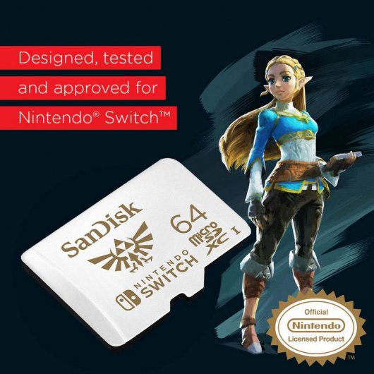 SanDisk MicroSDXC Nintendo Switch 64GB