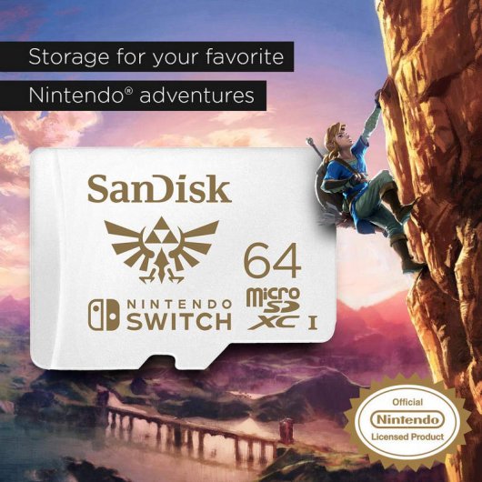 SanDisk MicroSDXC Nintendo Switch 64GB