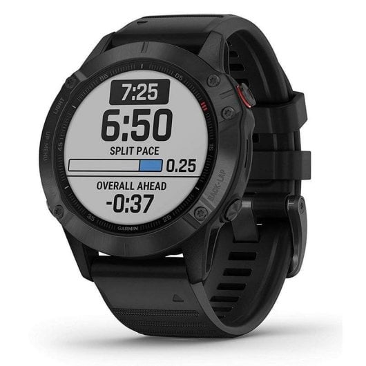 Garmin Fénix 6 Pro Bluetooth GPS WiFi 47mm Gorilla Glass 3 Preto 14 dias Resistente Água