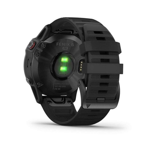 Garmin Fénix 6 Pro Bluetooth GPS WiFi 47mm Gorilla Glass 3 Preto 14 dias Resistente Água
