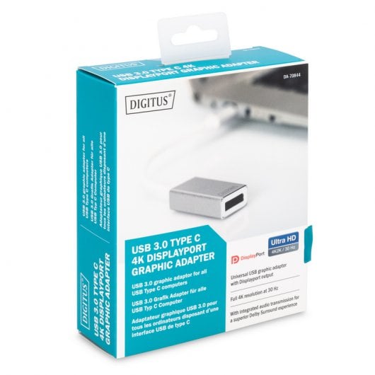 Digitus Adattatore grafico DisplayPort USB Type-C™ 4K