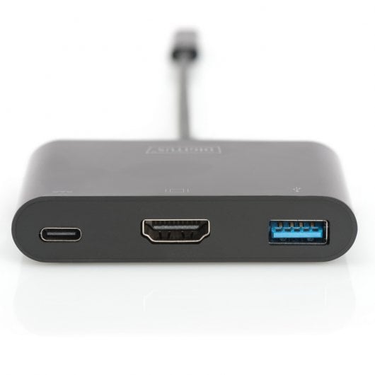 Digitus DA-70855 laptop-dockingstation & portreplikator USB 3.2 Gen 1 (3.1 Gen 1) Type-C Schwarz
