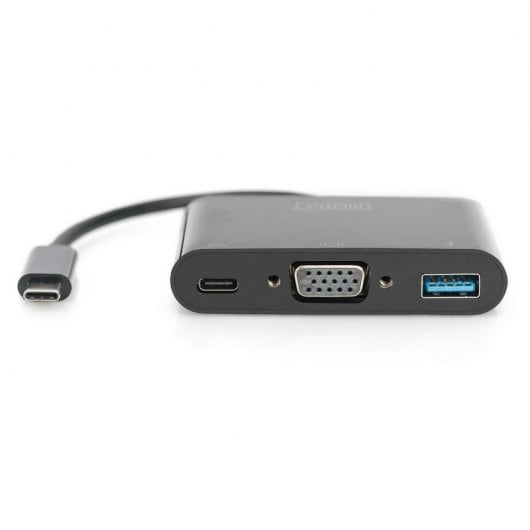 Digitus Adaptateur multi-ports USB Type-C™ VGA, 3 ports