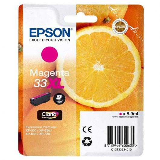 Epson Oranges Cartuccia Magenta T33XL Claria Premium