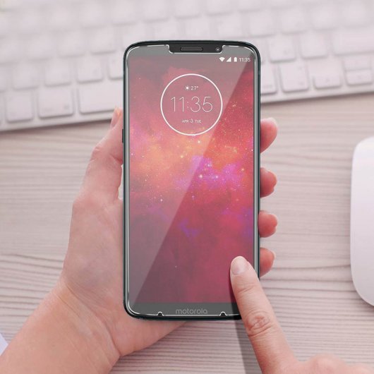 Avizar Protector de Pantalla de Cristal Templado Ultrafino para Motorola Moto Z3 Play