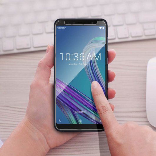 Avizar Protector de Pantalla de Cristal Templado Ulrtafino para Zenfone Max Pro M1
