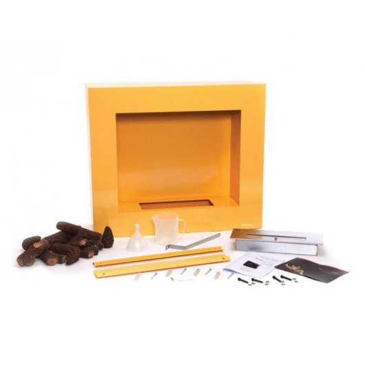 Purline BESTBIO-O Limited Edition Biochimenea Eléctrica de Pared 2000W Ocre