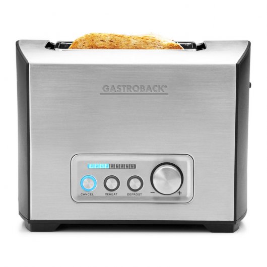 Gastroback Pro 2S Tostadora 950W Acero Inoxidable