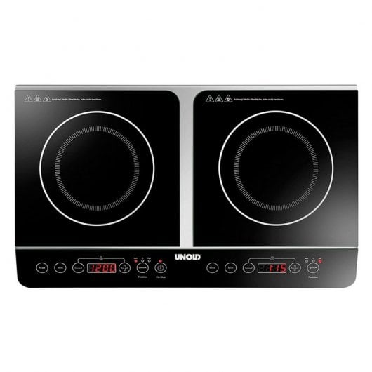 Unold Double Elégance Placa de Inducción 2 Zonas 3500W