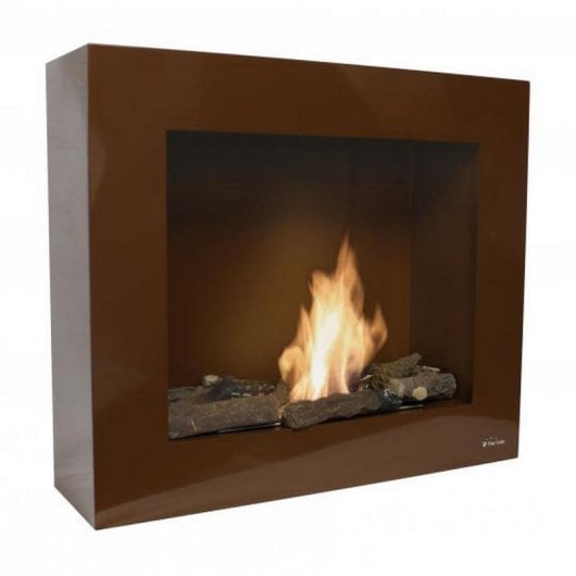 Purline BESTBIO-M Limited Edition Biochimenea Eléctrica de Pared 2000W Marrón