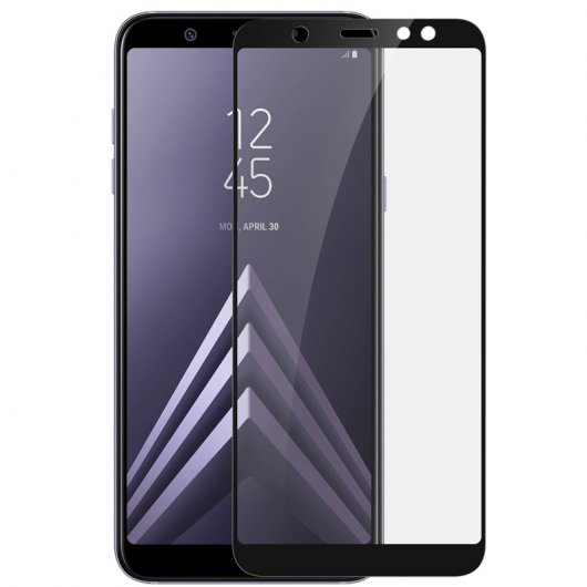 Protecteur d'écran en verre trempé ultra-mince Avizar pour Samsung Galaxy A6 Plus