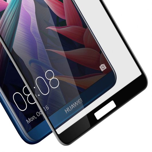 Protecteur d'écran en verre trempé ultra-fin noir Avizar pour Huawei Mate 10 Pro