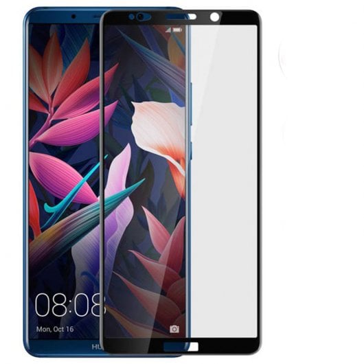 Protecteur d'écran en verre trempé ultra-fin noir Avizar pour Huawei Mate 10 Pro