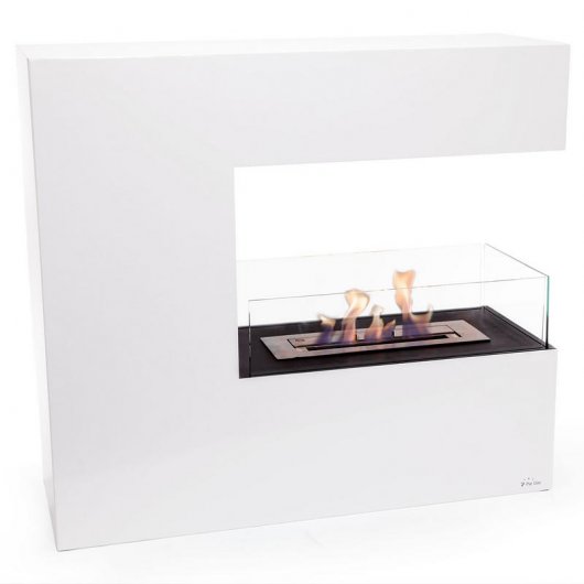 Purline Niobe Lareira Modular de Solo 3500W Branco