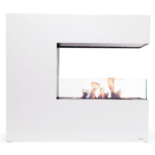 Purline Niobe Lareira Modular de Solo 3500W Branco