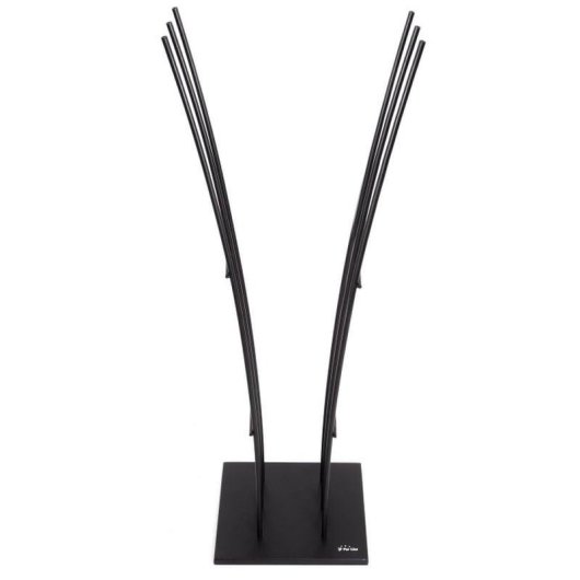 Purline EFP20 Porta Leña de Diseño Moderno Negro