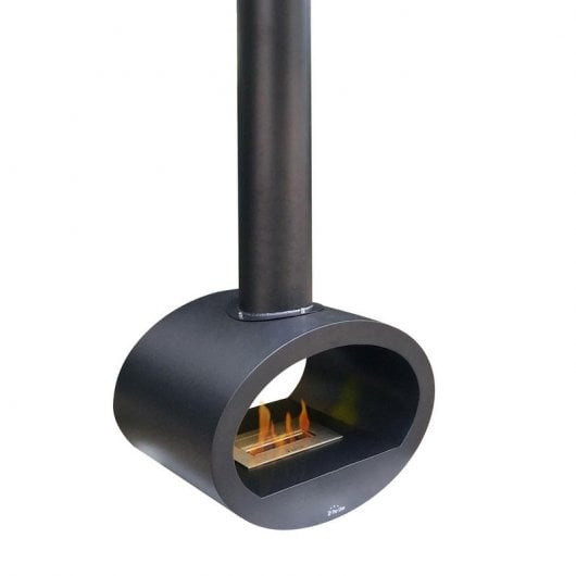 Purline Syke Lareira para Teto até 2.5kW Preto
